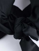 Bikinitop - Knotendetail - schwarz