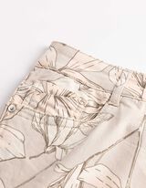 Caprihose - Twill - wei&szlig;