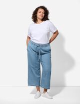 Culotte nadrág - Gumis derék - vilagoskek