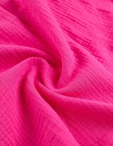 Abito svasato - Mussola - rosa fucsia