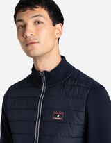 Felpa aperta - Tinta unita - blu scuro