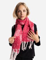 Șal - Aspect de lână - Roz