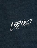 Pulover s kapuco - Prevelik kroj - temno modra