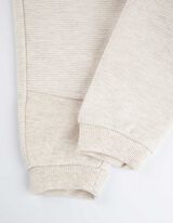 Pantalone za džoging - rebrasti materijal - bez