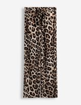 Hose - Leopardenmuster - Beige