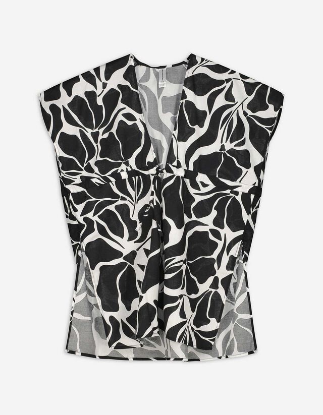 Allover-Print - schwarz