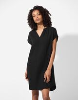 Abito blusato - Mussola - nero