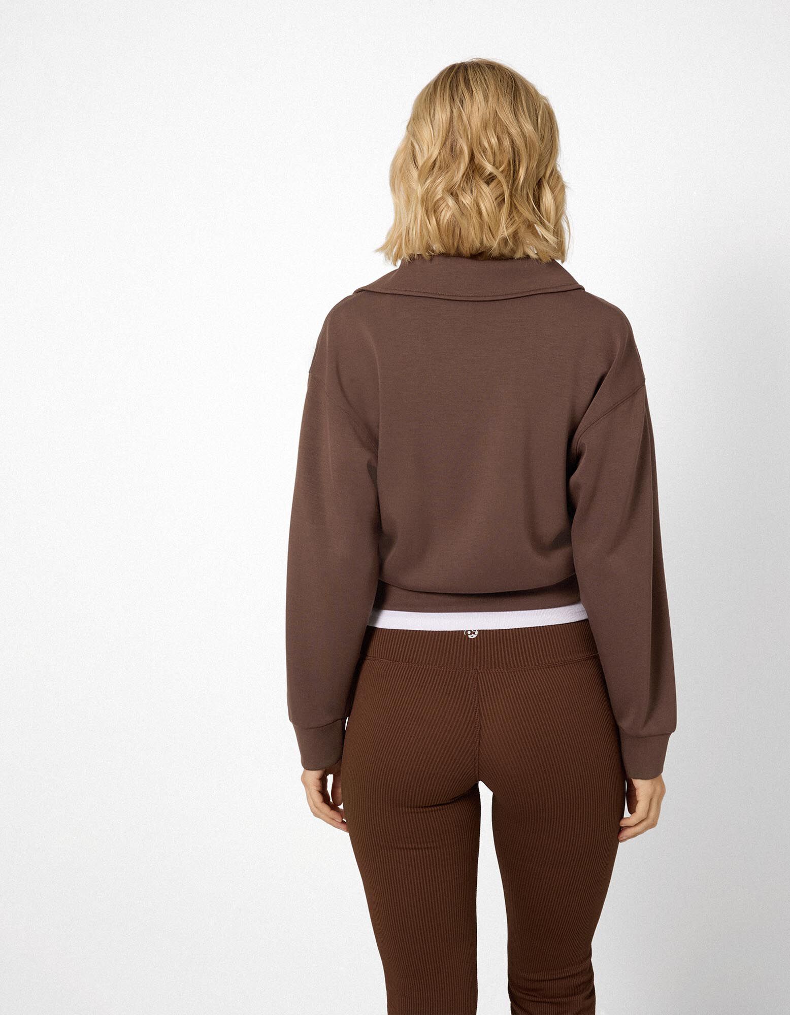 Pullover - Scuba - Dunkelbraun