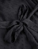 Jurk - Chiffon - donkerblauw