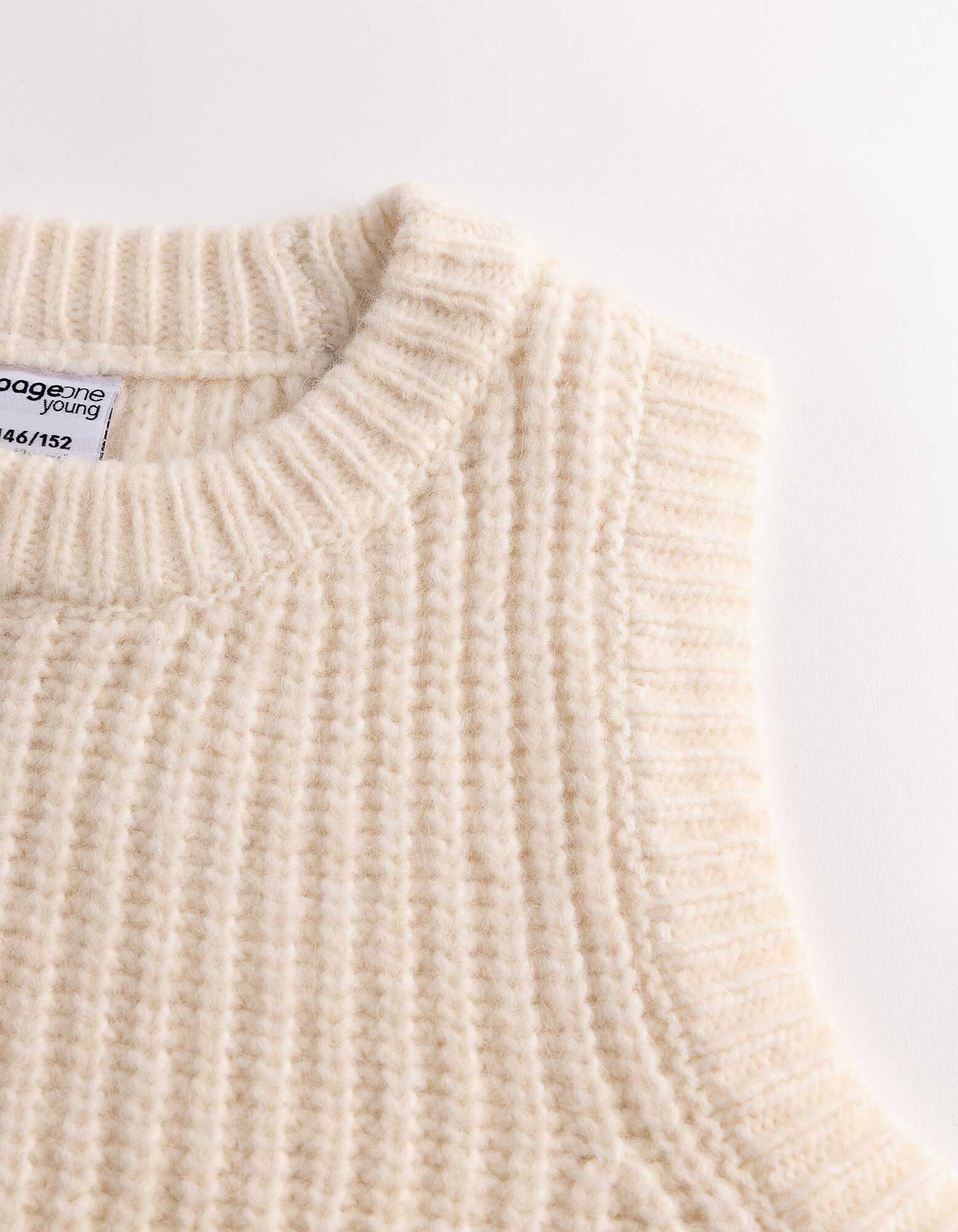 Pullunder - Strick - Off-White