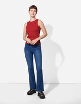 Top - Nietenbesatz - rot