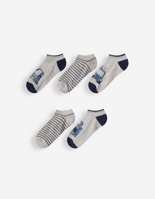 Sneakersocken - 5er-Pack