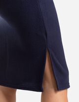 Gonna midi - Maglia - blu scuro