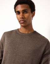 Pullover - Baumwoll-Mix - Beige