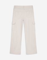 hlače z velikimi žepi - Twill - bez