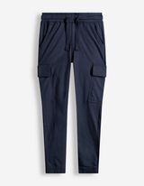 Cargo kelnės - Uždėtinės ki&scaron;enės - tamsiai melynas