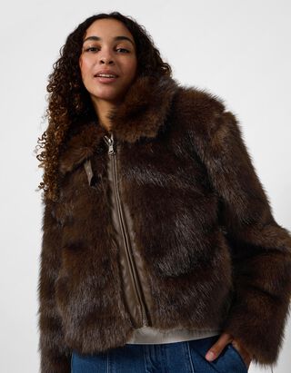 Jas - Imitatiebont - bruin