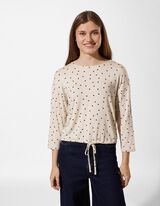 Shirt - Knotendetail - Beige