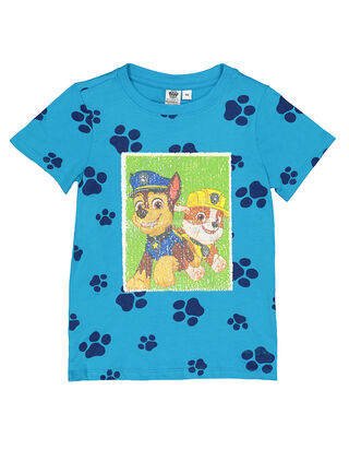Jungen T-Shirt mit Wendepailletten
