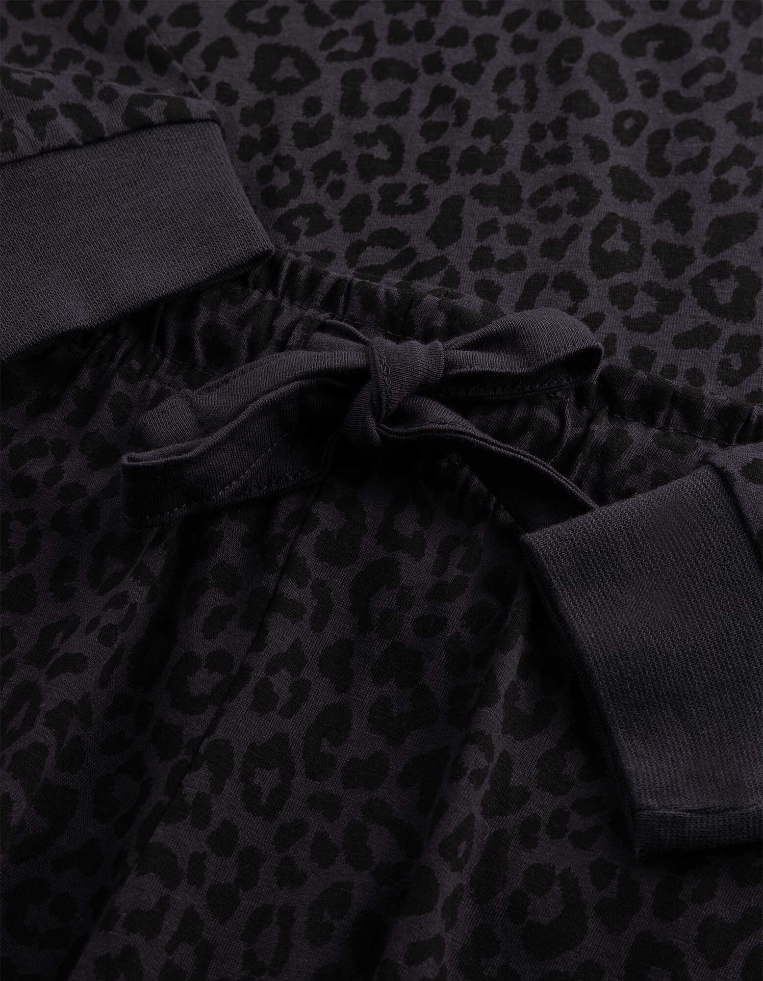 Pyjama Set aus Shirt und Hose - Jersey - Dunkelgrau
