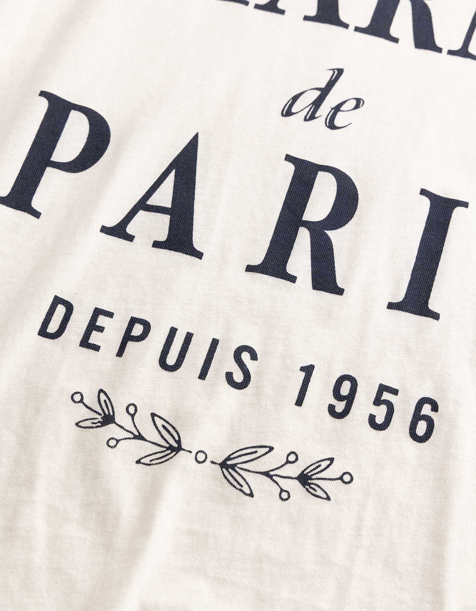 T-Shirt - Glitzerprint - Off-White