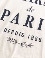 T-Shirt - Glitzerprint - Off-White