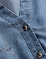 Halenka - Na&scaron;it&eacute; kapsy - svetle  modra