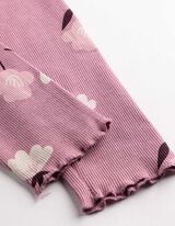 Leggings - Gerippt - Lila
