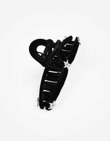 Haarschmuck - Sterne-Muster - schwarz