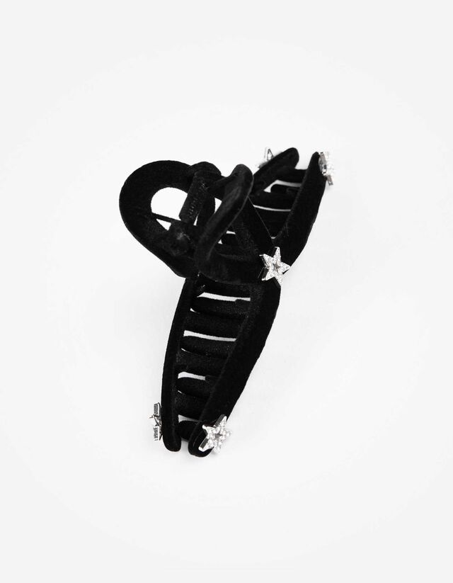 Haarschmuck - Sterne-Muster - schwarz