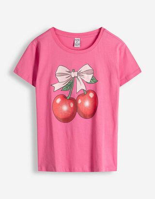 T-Shirt - Frontprint - pink