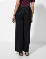 Kelnės - Auk&scaron;to liemens - juodas