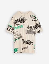 T-shirt - Oversized fit - lichtgrijs