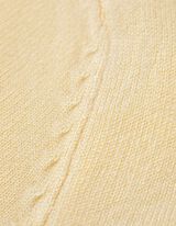 Trui - Korte mouwen - lichtgeel