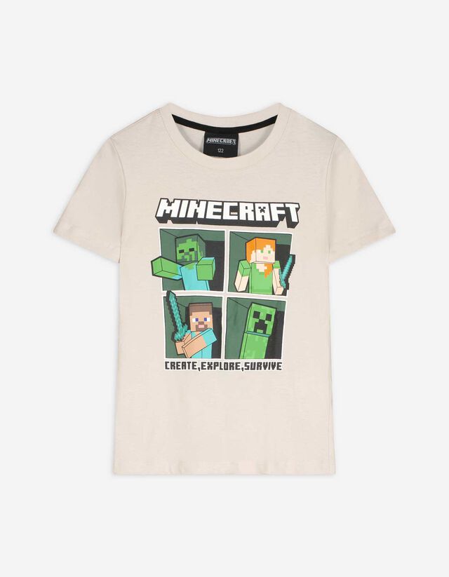 T-shirt - Minecraft - bez