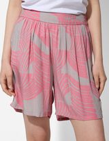 Šortky - Potisk po celé ploše - béžová