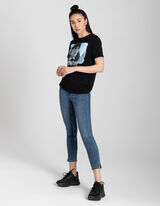 P&oacute;l&oacute; - Nyomott minta - fekete