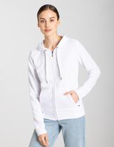 Sweatjacke - Kapuze mit Tunnelzug