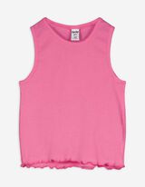 Top - Rippenstruktur - pink