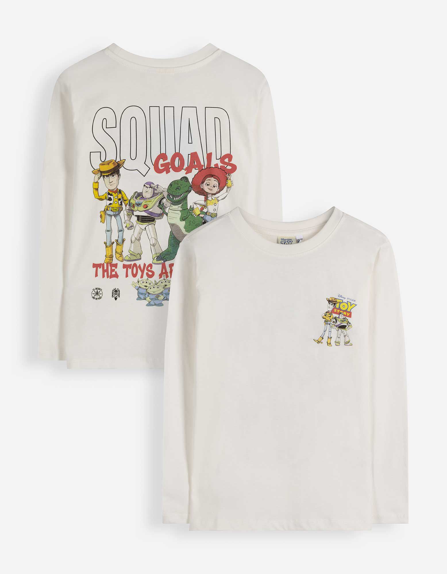 Langarmshirt - Toy Story - Off-White