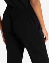 Cigaretės kelnės - Užlenktas kraštas - juodas