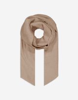 Sjaal - Wol look - lichtbruin