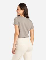 Majica kratkih rukava - Osnovno - svijetlo smedja