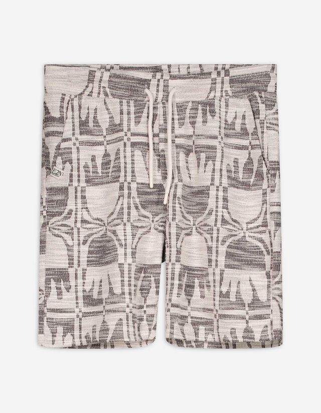 Short - Jacquard - blanc