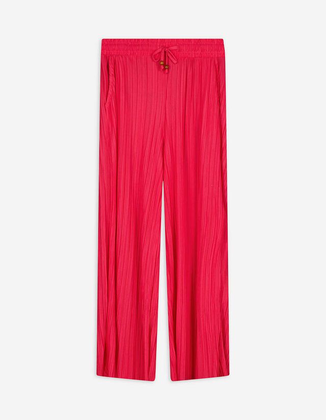 Palazzohose - einfarbig - pink