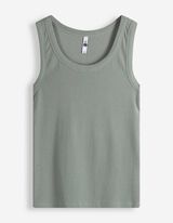 Top - Rippenstruktur - t&uuml;rkis