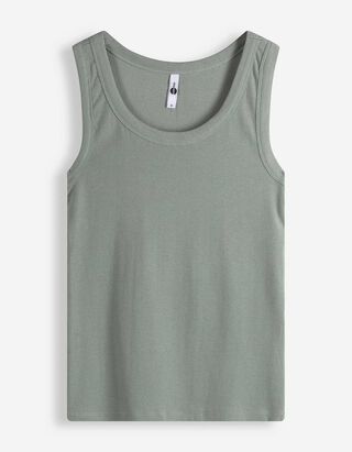 Top - Rippenstruktur - t&uuml;rkis