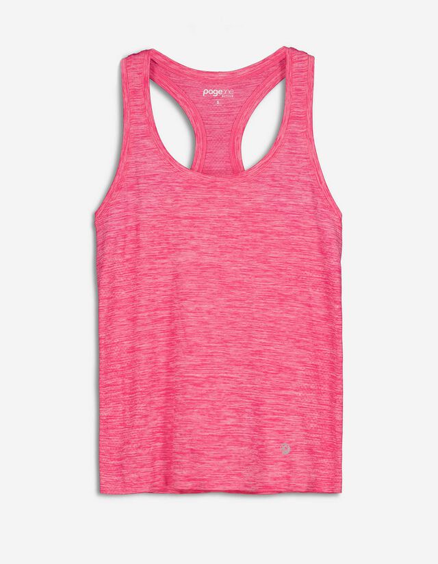 Majica bez rukava - Slim Fit - pink
