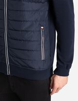 Felpa aperta - Tinta unita - blu scuro