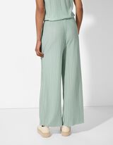 Palazzohose - einfarbig - hellgr&uuml;n